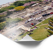 Paris La Tour Eiffel sur une photo bleu ciel (Coin)