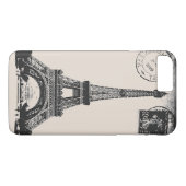 Paris La Tower Eiffel  Briefkaart Case-Mate iPhone Case (Achterkant (Horizontaal))
