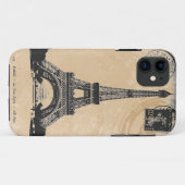 Paris La Tower Eiffel  Briefkaart Case-Mate iPhone Case (Achterkant (horizontaal))