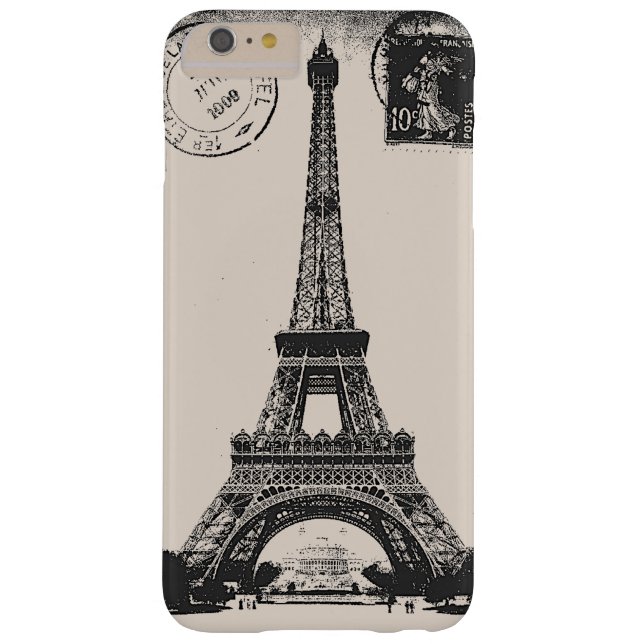Paris La Tower Eiffel  Briefkaart Case-Mate iPhone Case (Achterkant)