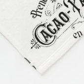 Paris Label Collage Fleece Blanket (Hoek)