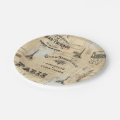 Paris Label Collage French Briefkaarten Paper Bord (Gekanteld)