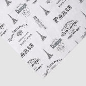 Paris Label Collage-weefselpapier Tissuepapier (Detail)