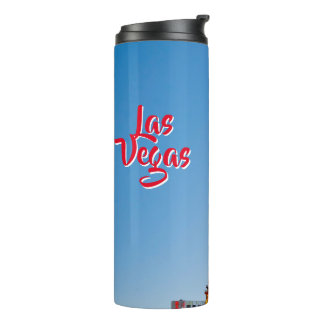 Paris Las Vegas at dusk Stainless Steel Water Bot Thermosbeker
