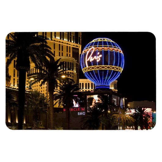 Paris Las Vegas Nights Magnet flexible #1 (Horizontal)