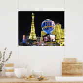 Paris Las Vegas Photo Poster Print (Keuken)