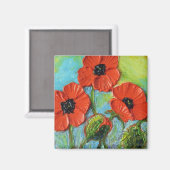 Paris : le Magnet des pavots rouges (Recto/Verso)