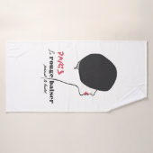 Paris - Le Rouge Baiser (Le Baiser Rouge) (Serviette de bain)