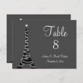 Paris le soir Numéro de table (Devant / Derrière)