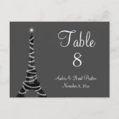 Paris le soir Numéro de table (Devant)