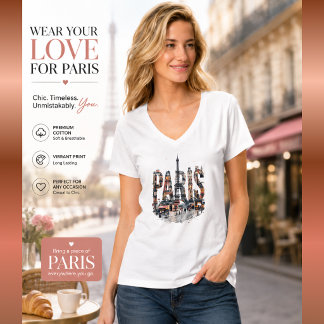 Paris liefhebber stad  volle kleur |  tshirt 
