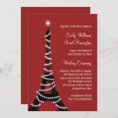 Paris Lights Faire-part de mariage (Devant / Derrière)