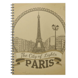 Paris Lights: Landschap Briefkaart Notitieboek