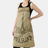 Paris Lights:  Landschap Briefkaart Schort (Insitu)