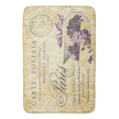 Paris Lilacs Carte Postale Badmat (Voorkant Verticaal)