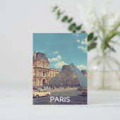 Paris Louvre Briefkaart (Staand voorkant)