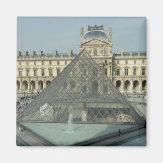 Paris Louvre Glass Magneet