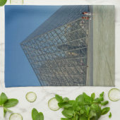 Paris Louvre Pyramide vue Torchon (Plié)