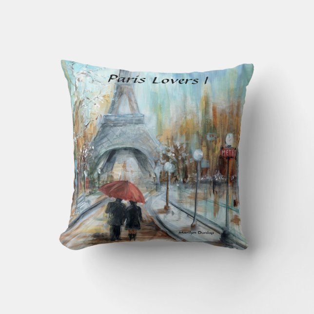 Paris Lovers I Kussen (Voorkant)