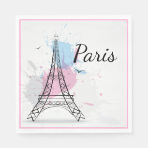 Paris Luncheon Paper Napkins Servet