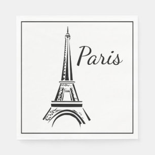 Paris Luncheon Paper Napkins Servet
