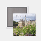 Paris Luxembourg Gardens Magnet (Recto/Verso)