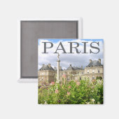 Paris Luxembourg Gardens Magnet (Recto/Verso)