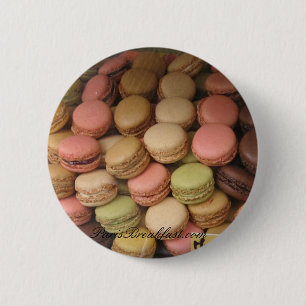 Paris MACARONS Ronde Button 5,7 Cm