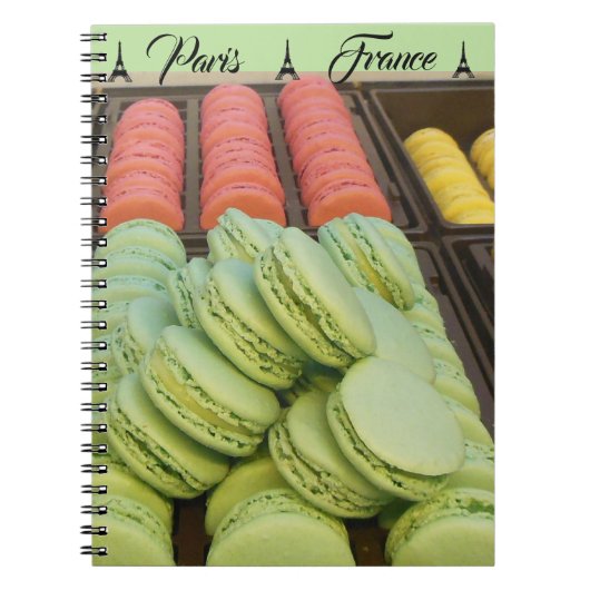 Paris Macaroons Notitieboek (Voorkant)