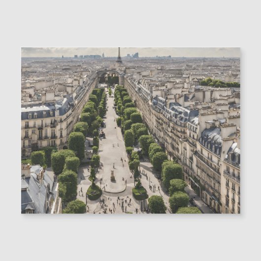 Paris Magnetische Kaart (Voorkant)