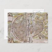 PARIS MAP, 1581 BRIEFKAART (Voorkant / Achterkant)