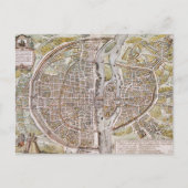 PARIS MAP, 1581 BRIEFKAART (Voorkant)