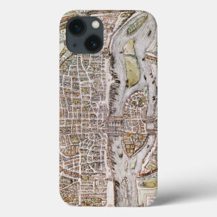 PARIS MAP, 1581 iPhone 13 HOESJE