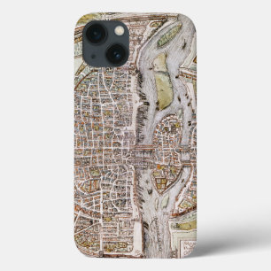 PARIS MAP, 1581 iPhone 13 HOESJE