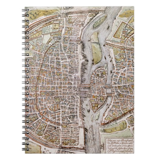 PARIS MAP, 1581 NOTITIEBOEK (Voorkant)