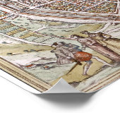 PARIS MAP, 1581 POSTER (Hoek)