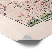  Paris Map, 1900 - 7e Arrondissement Poster (Hoek)