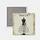 Paris Mode Dress Form Magneet (Voorkant / Achterkant)