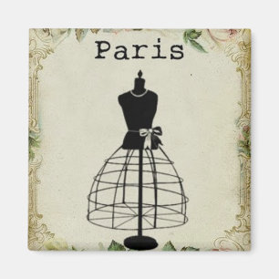 Paris Mode Dress Form Magneet
