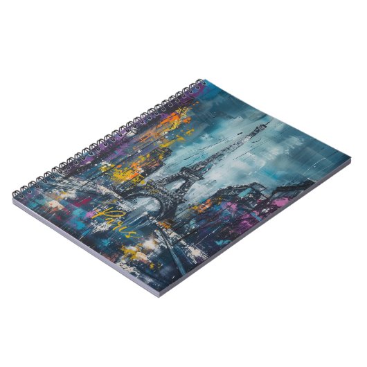 Paris Mode nacht Notitieboek (Linkerzijde)