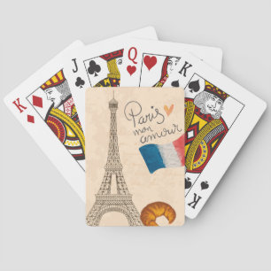 Paris mon amour speelkaart pokerkaarten