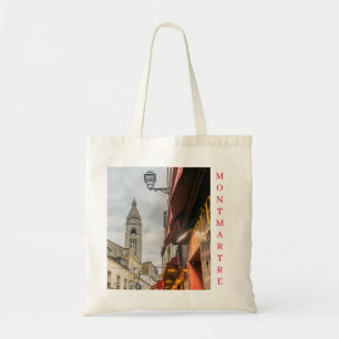 Paris Montmartre 's nachts canvas tas