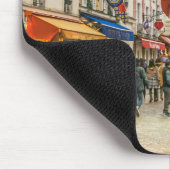 Paris Montmartre straat uitzicht mousepad Muismat (Hoek)