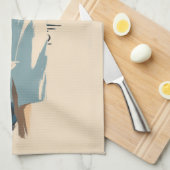 Paris Morning Coffee Elegance Theedoek (Quarter Fold)