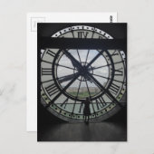 Paris Museum D'Orsay Clock Briefkaart (Voorkant / Achterkant)