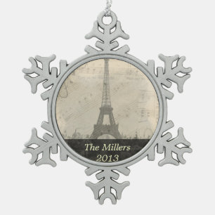 Paris Music Ornament