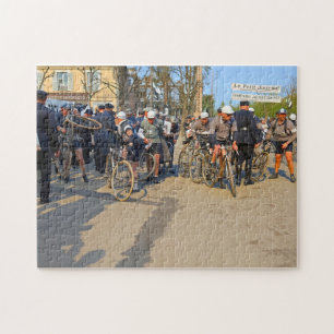 Paris-Nice Wielrenners Auxerre Yonne Frankrijk 193 Legpuzzel