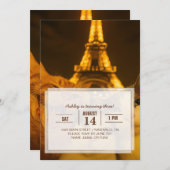 Paris Night Cat Selfie Squad Lover Kaart (Voorkant / Achterkant)