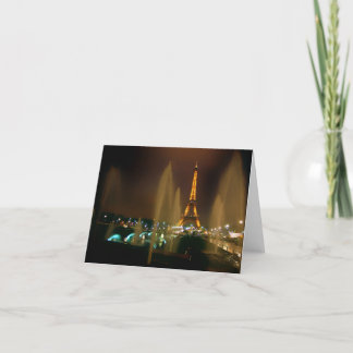 Paris Note Card Kaart