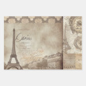 Paris Oh-la-la  Pattern Inpakpapier Vel (Voorkant 2)